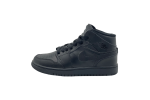 Nike Air Jordan 1 Mid 'Triple Black' Winter
