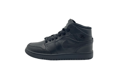 Nike Air Jordan 1 Mid 'Triple Black' Winter
