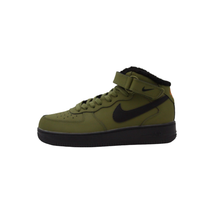 Nike Air Force 1 Mid 'Medium Olive Black-Starfish' winter