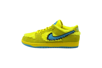 Nike SB Dunk Low Pro x Grateful Dead Opti Yellow bears