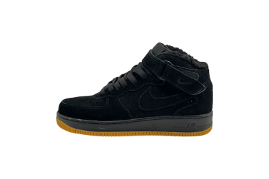 Nike Air Force 1 Mid Suede 'Black Gum' Winter 