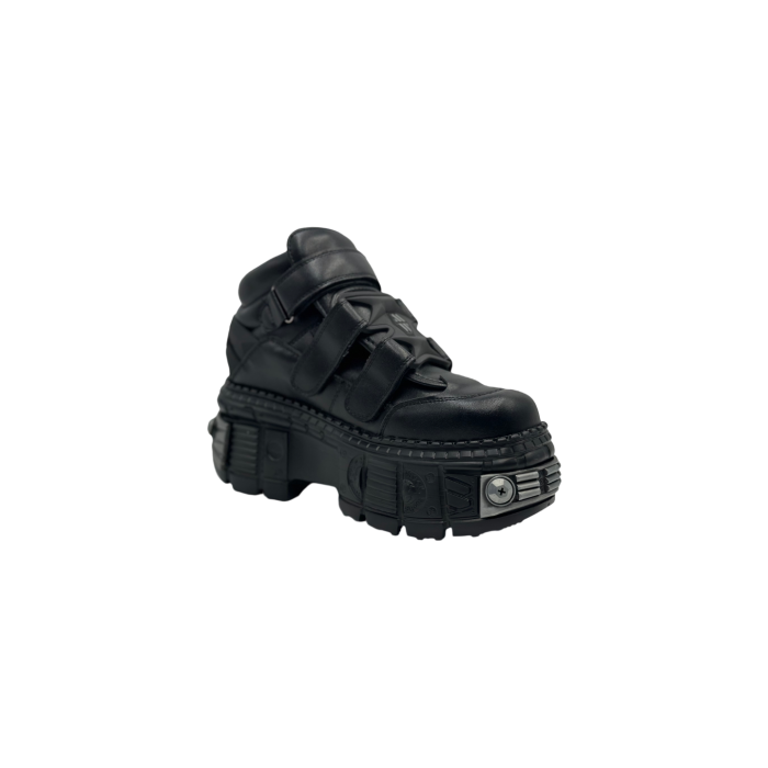 New Rock ANKLE BOOT 'BLACK TANK' M-WALL