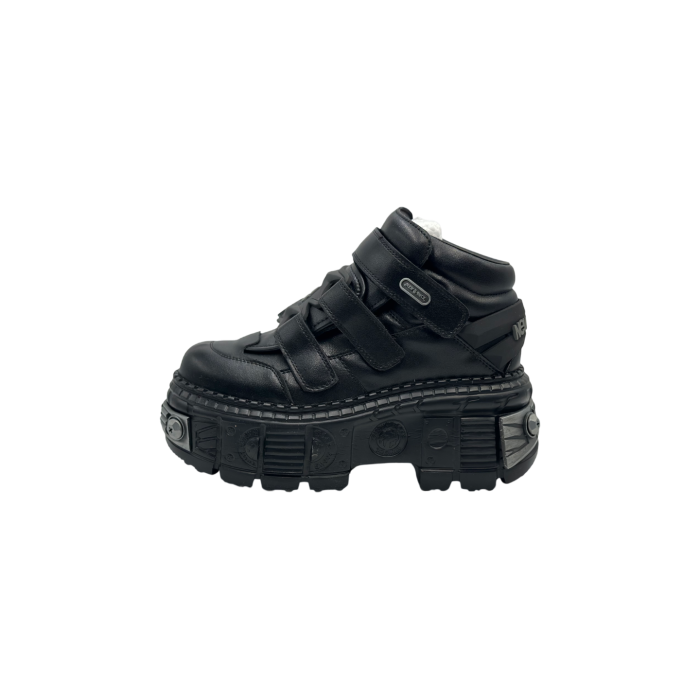 New Rock ANKLE BOOT 'BLACK TANK' M-WALL