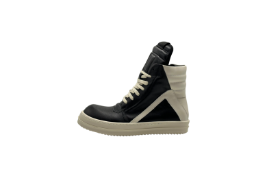 Rick Owens Geobasket High-Top Sneakers 'Black Milk'