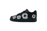 Nike air force x denim tears custom Black