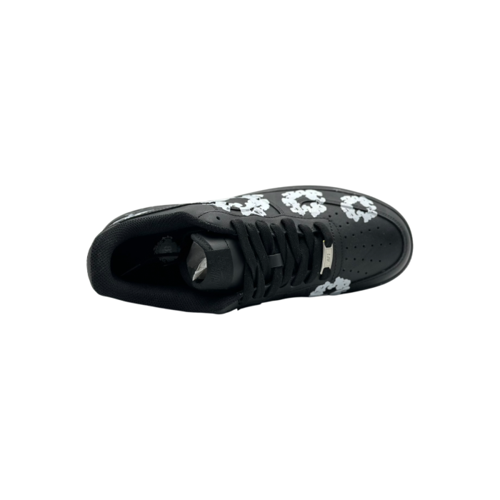 Nike air force x denim tears custom Black