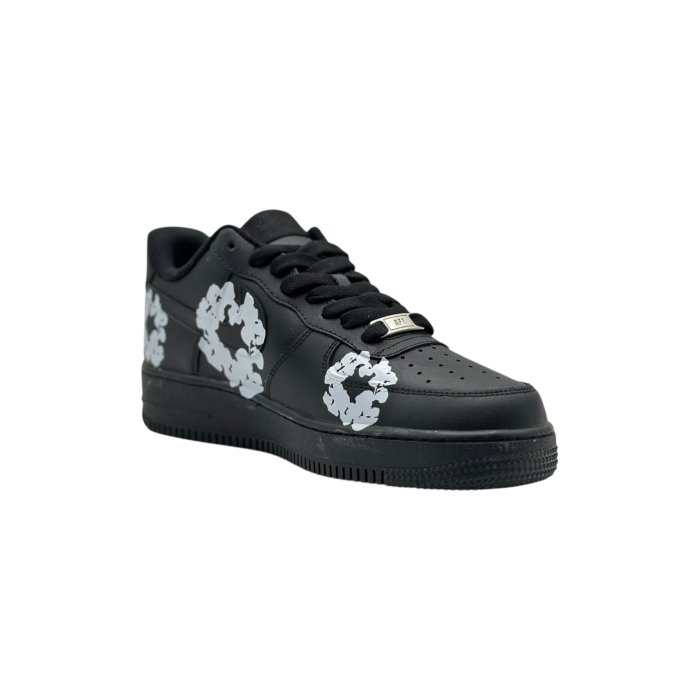Nike air force x denim tears custom Black