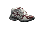 Balenciaga Runner Sneakers 'Burgundy Grey White Mesh and Nylon'