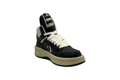 Converse Rick Owens x TURBOWPN Mid 'Black Cloud Cream'