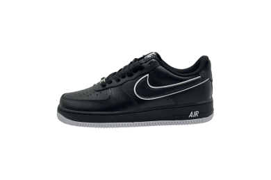 Nike Air Force 1 Low '07 Black White Sole'