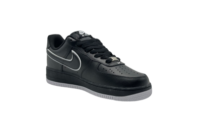 Nike Air Force 1 Low '07 Black White Sole'