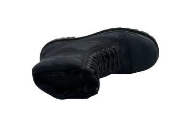 Balenciaga Combat Strike Boots 'Washed Black Cotton'