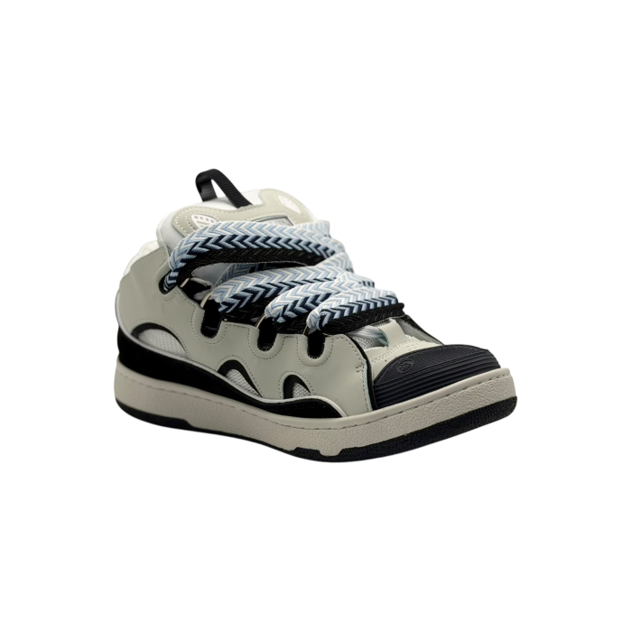 Lanvin Leather Curb 'White Black'