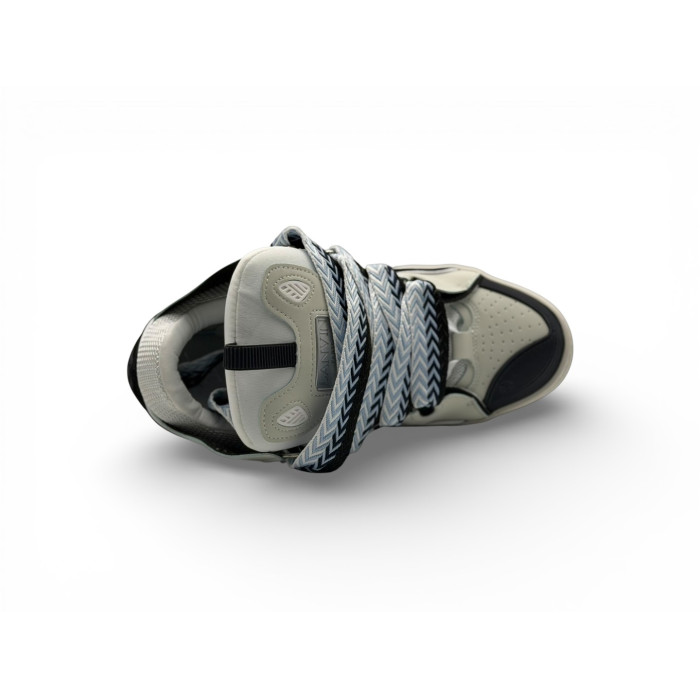 Lanvin Leather Curb 'White Black'