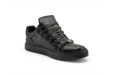 Balenciaga Arena Leather Sneakers Low 'Black'