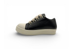 RICK OWENS SS25 HOLLYWOOD JUMBOLACE SNEAKERS IN 'BLACK/MILK' Low