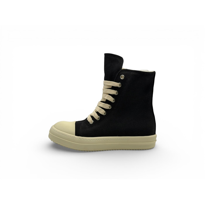 Rick Owens DRKSHDW FW25 CONCORDIANS SNEAKS IN BLACK/MILK