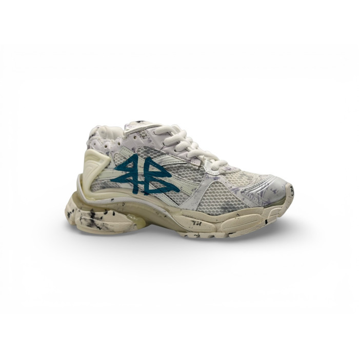 Balenciaga Runner Graffiti 'White Blue Mesh'