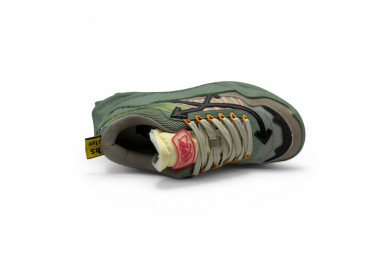 Off-WhiteOdsy-1000 Wear-Resistant Running Shoes Black/Green