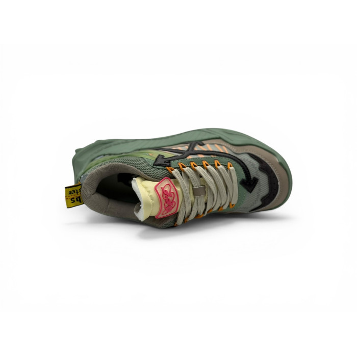 Off-WhiteOdsy-1000 Wear-Resistant Running Shoes Black/Green