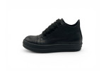 Rick Owens Jumbo Lace Low Sneakers 'Triple ALL Black'