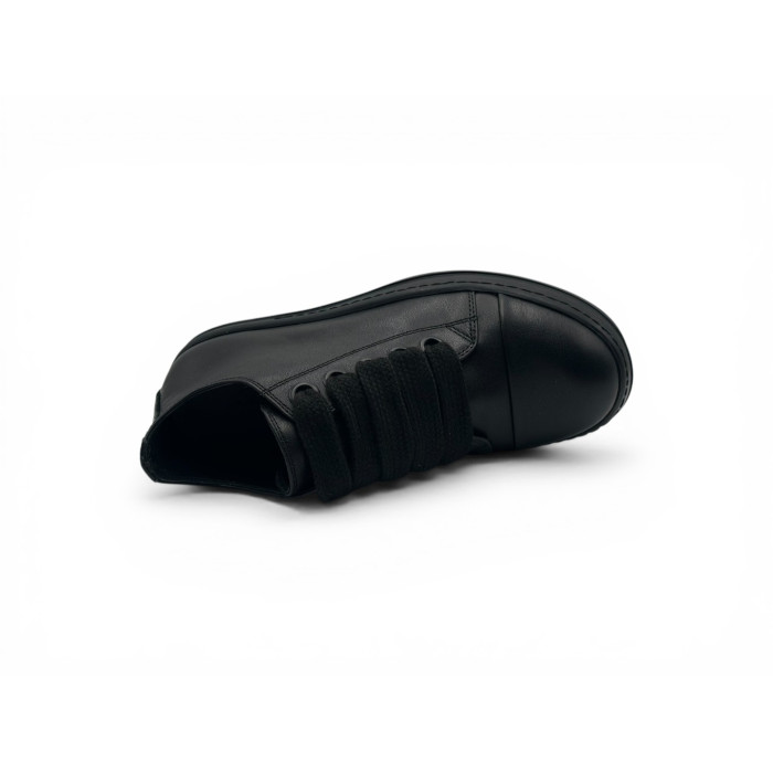 Rick Owens Jumbo Lace Low Sneakers 'Triple ALL Black'