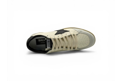 Golden Goose Ball-Star 'White Nappa / Black Star'