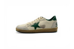 Golden Goose Ball-Star 'White Nappa / Green Star'