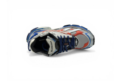 Balenciaga Runner Sneakers 'Grey Blue Red Mesh and Nylon'