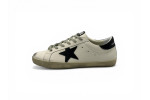 Golden Goose Super-Star 'white leather with black star'