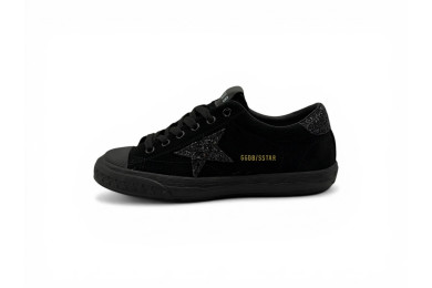 Golden Goose V-Star 'Black Glitter Star'