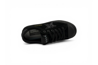 Golden Goose V-Star 'Black Glitter Star'