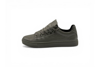 Balenciaga Arena Leather Sneakers Low 'Dark Grey'