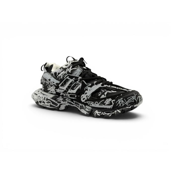 Balenciaga Track Graffiti 'Black'