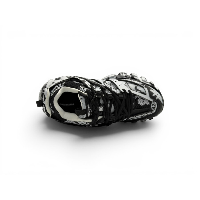 Balenciaga Track Graffiti 'Black'