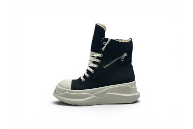 Rick Owens DRKSHDW Cargo Abstract Sneaks 'Black White'