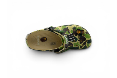 Crocs Classic Clog A Bathing Ape ABC 'Camo Black'