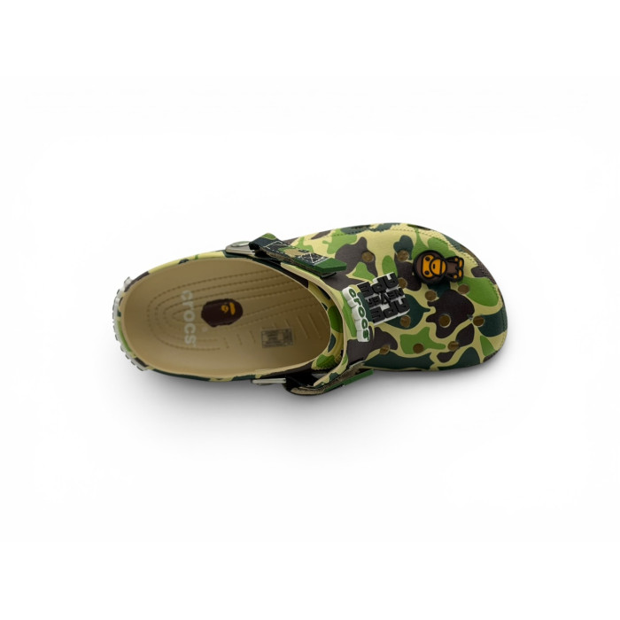 Crocs Classic Clog A Bathing Ape ABC 'Camo Black'