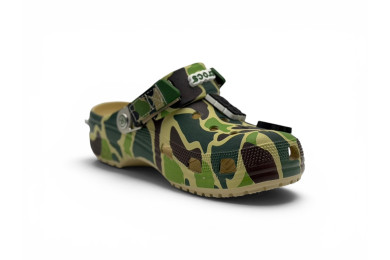 Crocs Classic Clog A Bathing Ape ABC 'Camo Black'