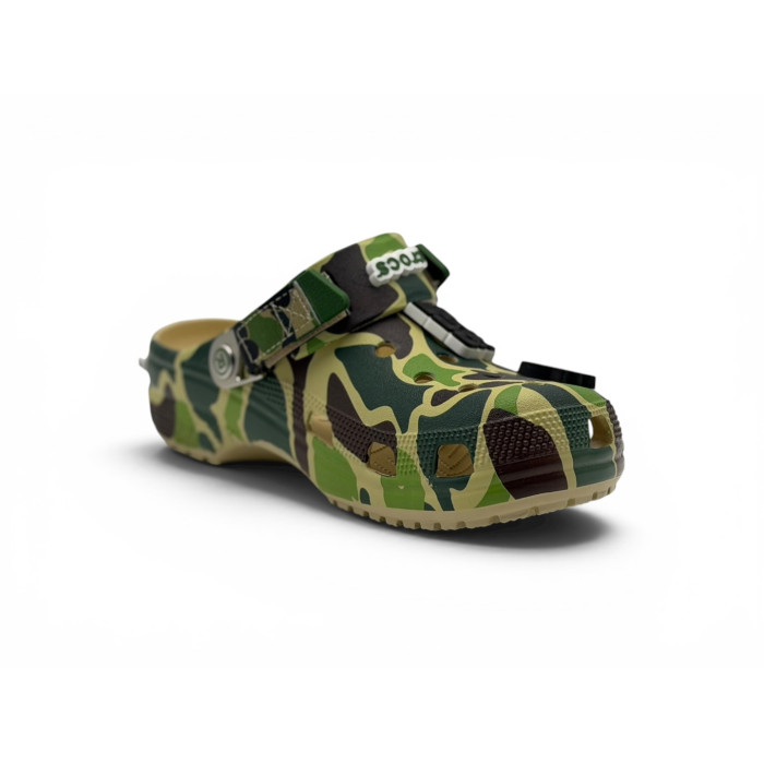 Crocs Classic Clog A Bathing Ape ABC 'Camo Black'