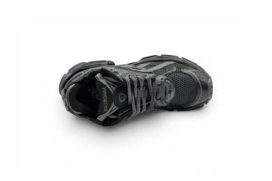 Balenciaga Runner Sneakers 'Dark Grey and Black Mesh and Nylon'