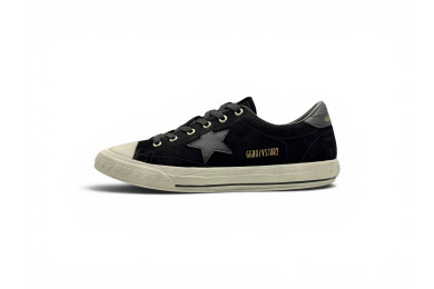 Golden Goose V-Star Black/White/Black