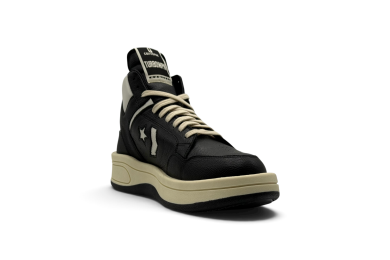 Converse Rick Owens x TURBOWPN Mid 'Black Cloud Cream'
