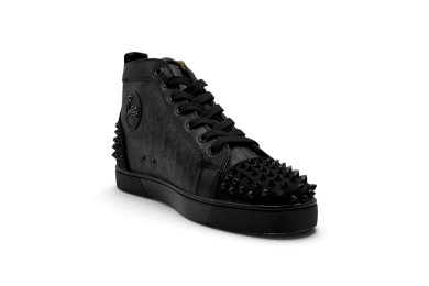 Christian Louboutin Spikes High Black