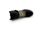 Rick Owens Geobasket High-Top Sneakers 'Black Milk'