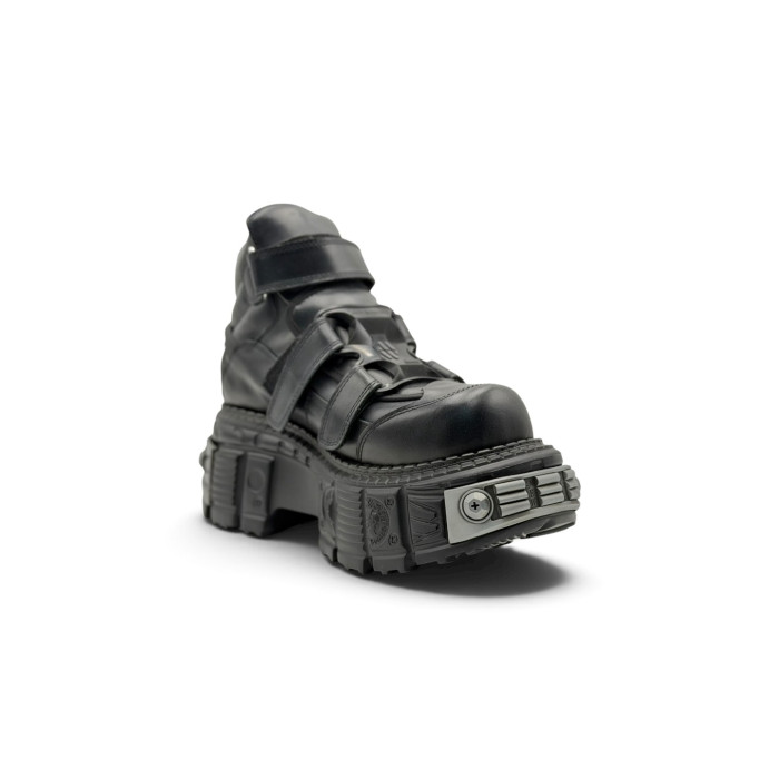 New Rock ANKLE BOOT 'BLACK TANK' M-WALL MID