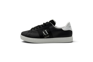 Armani Exchange Side Logo Patch 'Black White'
