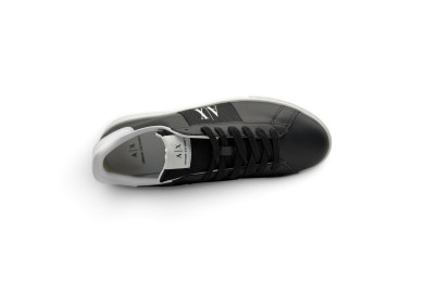 Armani Exchange Side Logo Patch 'Black White'