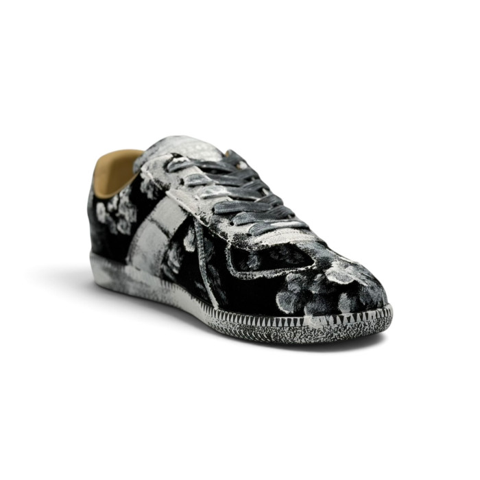 Maison Margiela Replica paint splatter 'White Black