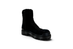 Balenciaga Combat Strike Boots 'Washed Black Cotton'